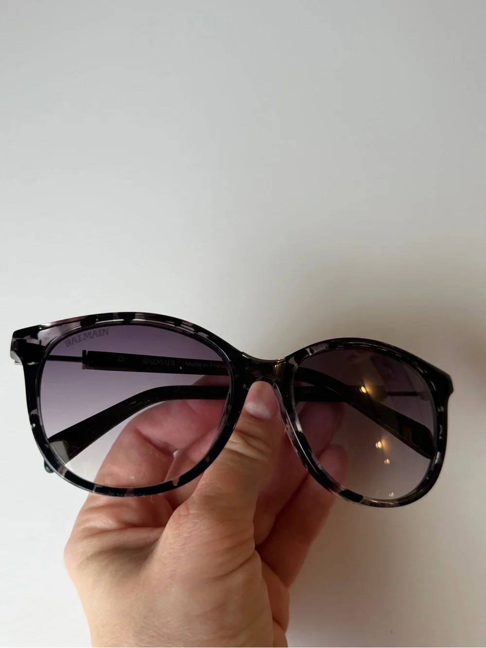 Balmain Black Tortoiseshell Sunglasses BL2102
